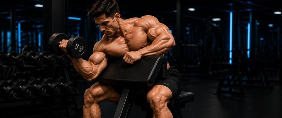 Lifter curling for the Powerbuilding mode